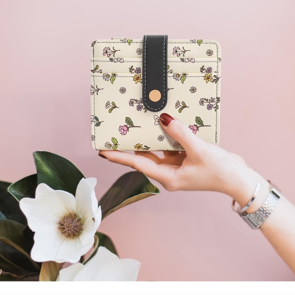 Floral Card Holder Wallet